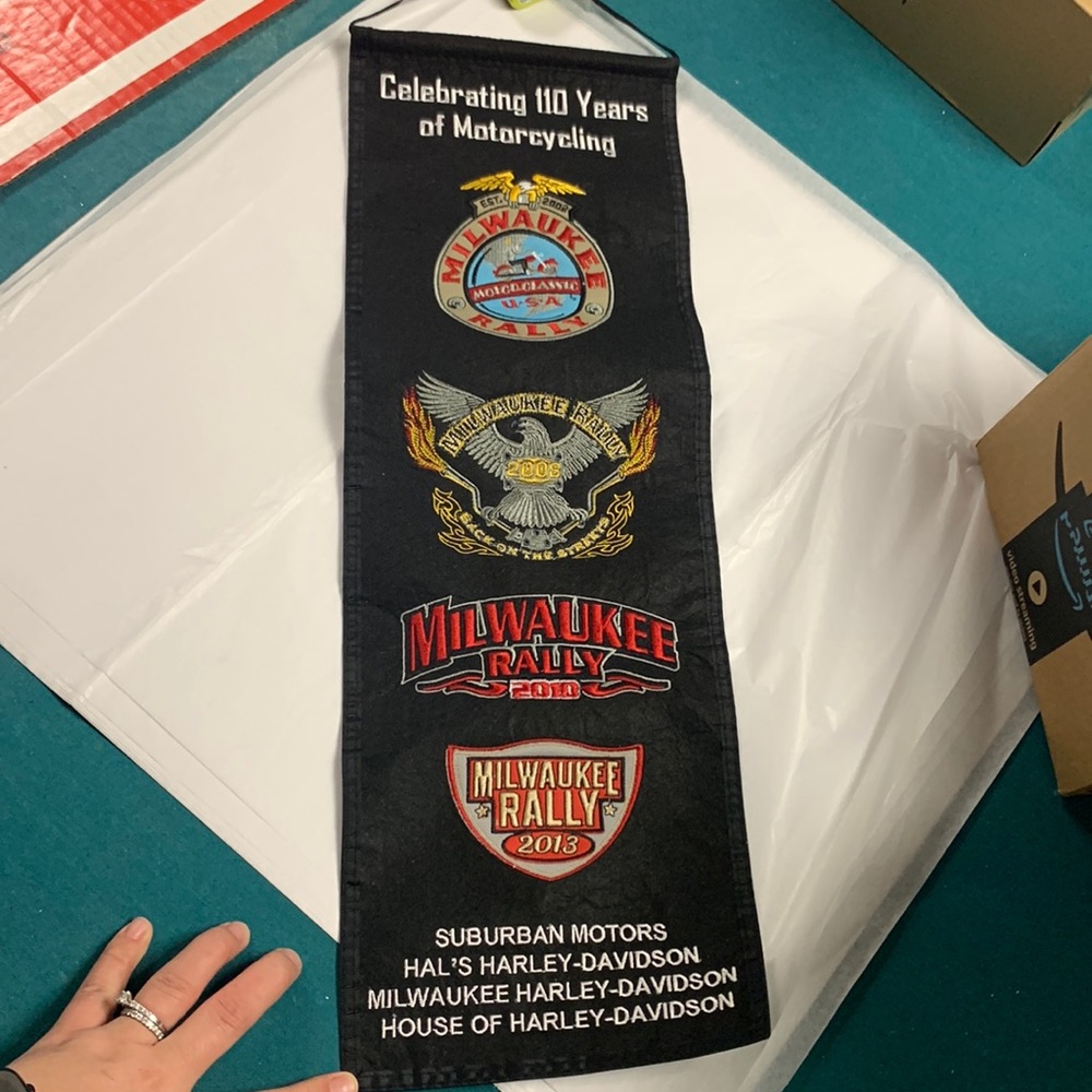 Milwaukee motorcycle rally banner